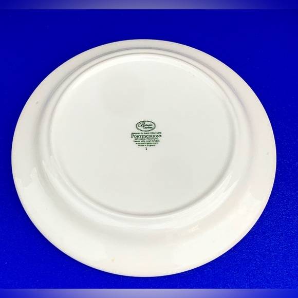 Vtg Discontinued Portmeirion Botanic Garden Treasure Flower Salad Plate - Picture 5 of 16